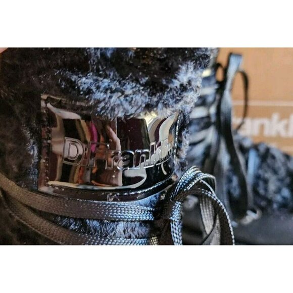 D.Franklin Snow Boots Size EU 38 / US 7 Napatec Plush Black Faux Fur Lined NIB - Picture 6 of 8